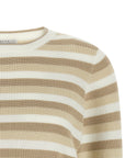 Brunello Cucinelli Brunello Cucinelli Striped Cotton Sweater