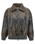 Brunello Cucinelli Brunello Cucinelli Dazzling Dégradé Embroidery Cardigan