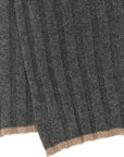 Brunello Cucinelli Brunello Cucinelli Ribbed Cashmere Knit Scarf