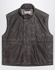 Our Legacy Our Legacy Firm brown vest with vintage effect