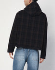 Our Legacy Our Legacy Riviera black/brown jacket with Check pattern