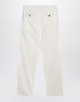 Brunello Cucinelli Brunello Cucinelli White corduroy pants