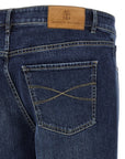 Brunello Cucinelli Brunello Cucinelli Logo Embroidery Stretch Jeans