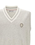 Brunello Cucinelli Brunello Cucinelli Heraldic Logo Vest
