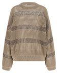 Brunello Cucinelli Brunello Cucinelli Dazzling Stripes Sweater