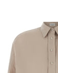 Brunello Cucinelli Brunello Cucinelli Dazzling Cascade Cuffs Shirt