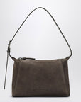 Brunello Cucinelli Brunello Cucinelli Brown Suede Bag with Monile