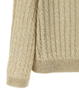 Brunello Cucinelli Brunello Cucinelli Dazzling Cable Sweater