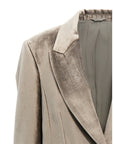 Brunello Cucinelli Brunello Cucinelli Single-breasted Chenille Blazer