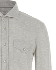 Brunello Cucinelli Brunello Cucinelli Piqué Cotton Shirt