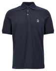 Brunello Cucinelli Brunello Cucinelli Logo Piqué Polo Shirt