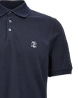 Brunello Cucinelli Brunello Cucinelli Logo Piqué Polo Shirt