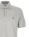 Brunello Cucinelli Brunello Cucinelli Logo Piqué Polo Shirt