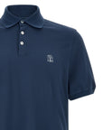 Brunello Cucinelli Brunello Cucinelli Logo Piqué Polo Shirt