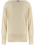 Herno Herno Lamé And Sequin Yarn Sweater