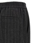 Brunello Cucinelli Brunello Cucinelli Micro Sequin Pinstripe Pants