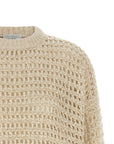Brunello Cucinelli Brunello Cucinelli Dazzling Braids Sweater