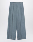 Brunello Cucinelli Brunello Cucinelli Wide avio-colored trousers in linen blend