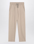 Brunello Cucinelli Brunello Cucinelli Beige cotton joggers