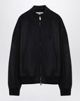 Darkpark DARKPARK Black wool bomber jacket