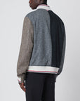 Thom Browne Thom Browne Colour-block wool bomber jacket