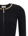 Elisabetta Franchi Elisabetta Franchi Jewel Zip Puller Cardigan