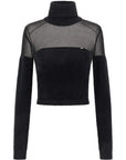 Elisabetta Franchi Elisabetta Franchi Brushed Insert Turtleneck Sweater