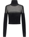 Elisabetta Franchi Elisabetta Franchi Brushed Insert Turtleneck Sweater