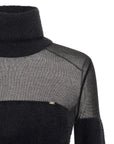 Elisabetta Franchi Elisabetta Franchi Brushed Insert Turtleneck Sweater
