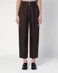 Brunello Cucinelli Brunello Cucinelli Linen trousers with brown belt