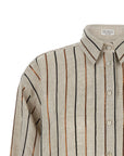 Brunello Cucinelli Brunello Cucinelli Sparkling Stripes Shirt