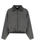 Brunello Cucinelli Brunello Cucinelli Shiny Zipper Pull Jacket