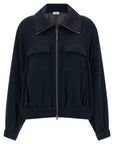 Brunello Cucinelli Brunello Cucinelli Shiny Zipper Pull Sweatshirt