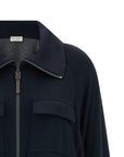 Brunello Cucinelli Brunello Cucinelli Shiny Zipper Pull Sweatshirt