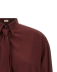 Brunello Cucinelli Brunello Cucinelli Shiny Collar Shirt