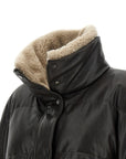 Brunello Cucinelli Brunello Cucinelli Padded Leather Jacket
