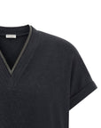 Brunello Cucinelli Brunello Cucinelli Shiny Trims T-shirt
