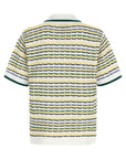 Casablanca Casablanca Tuck Stitch Short Sleeve Shirt