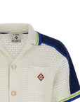 Casablanca Casablanca Tennis Cotton Crochet Shirt