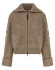 Brunello Cucinelli Brunello Cucinelli Shiny Zipper Pull Cardigan