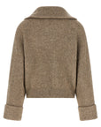 Brunello Cucinelli Brunello Cucinelli Shiny Zipper Pull Cardigan