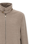 Brunello Cucinelli Brunello Cucinelli Virgin Wool Beaver Bomber Jacket