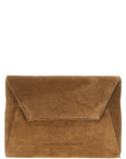 Brunello Cucinelli Brunello Cucinelli Monile Suede Clutch Bag