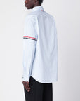 Thom Browne Thom Browne White/blue striped button-down shirt