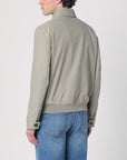 Brunello Cucinelli Brunello Cucinelli Khaki green bomber jacket in cotton blend