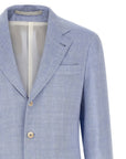 Brunello Cucinelli Brunello Cucinelli Linen And Wool Chevron Blazer