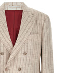 Brunello Cucinelli Brunello Cucinelli Pinstripe Twill Blazer