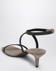 Brunello Cucinelli Brunello Cucinelli Sandal City Grey with Precious Straps