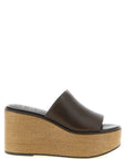 Brunello Cucinelli Brunello Cucinelli Leather And Raffia Wedges
