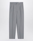 Lemaire LEMAIRE Grey mélange trousers with belt